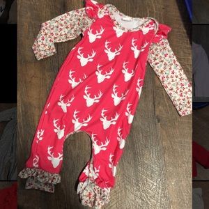 Baby girl boutique romper